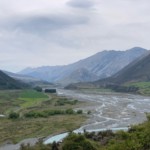 View up the Harper River.
