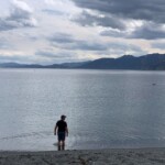 It might be hot but this is ocean is cold